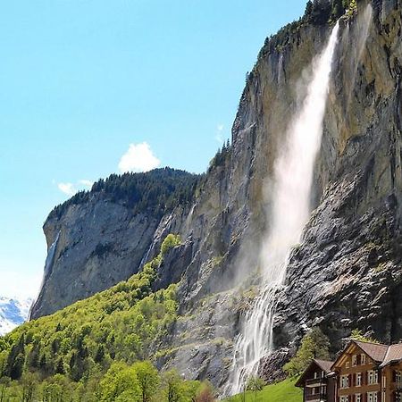 Breathtaking Waterfall Apartment Lauterbrunnen Exterior foto